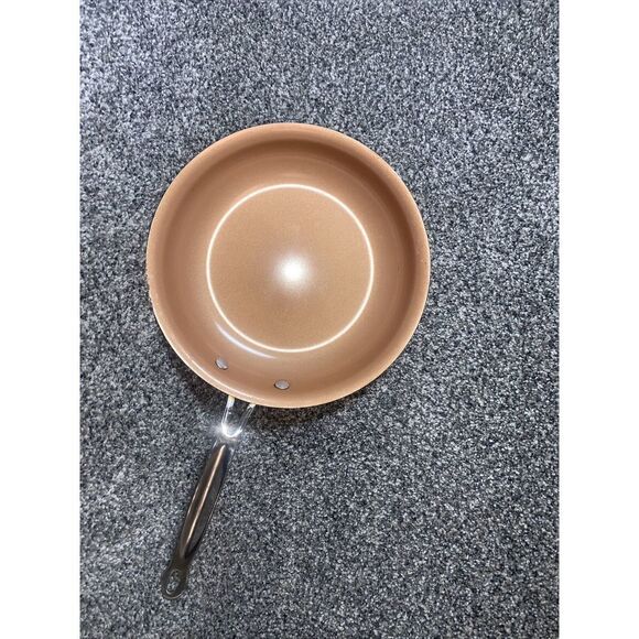Unbranded Other - Non-stick Copper Red Pan Ceramic Induction Frying Pan Saucepan Oven & Dishwasher